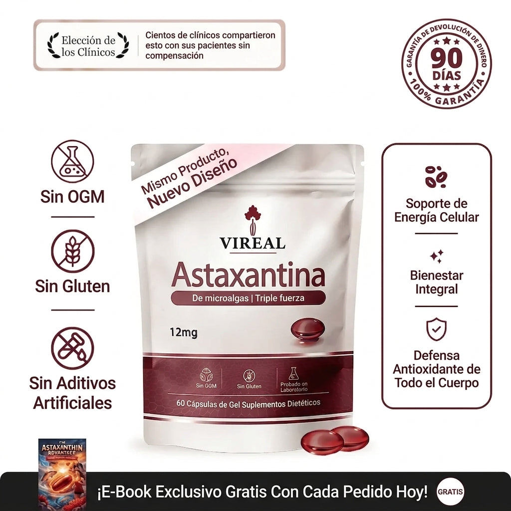 Vireal Astaxanthin - 12mg Softgels