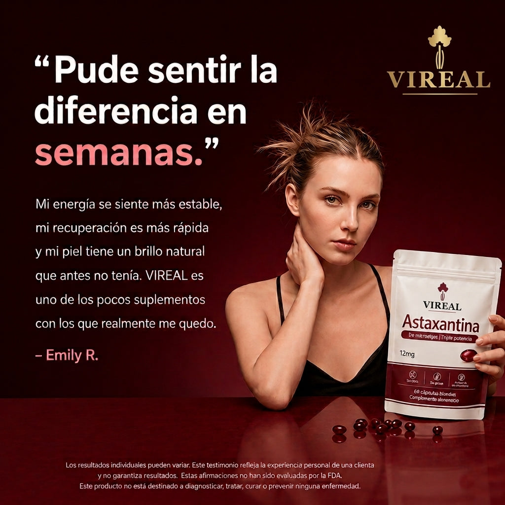 Vireal Astaxanthin - 12mg Softgels